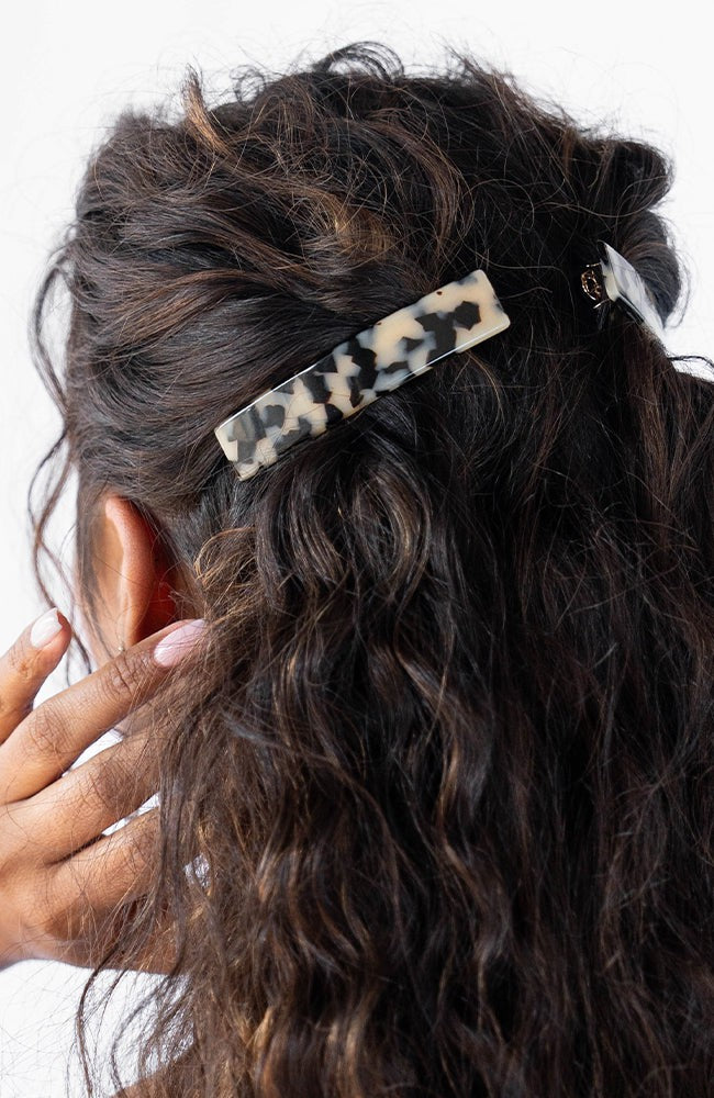 Classic Rectangle Barrette - French Classic