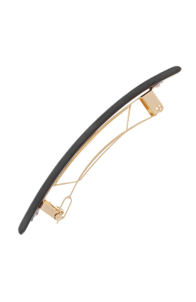 Small Luxury Rectangle Barrette - Nacro Neutrals