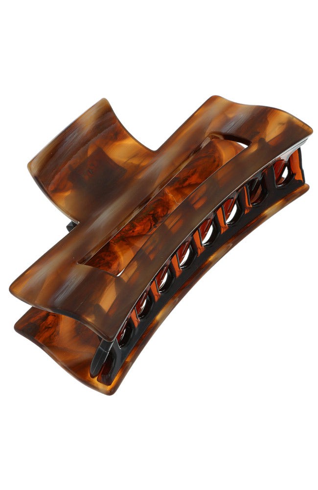 Large Cutout Rectangle Claw Clip - Classic