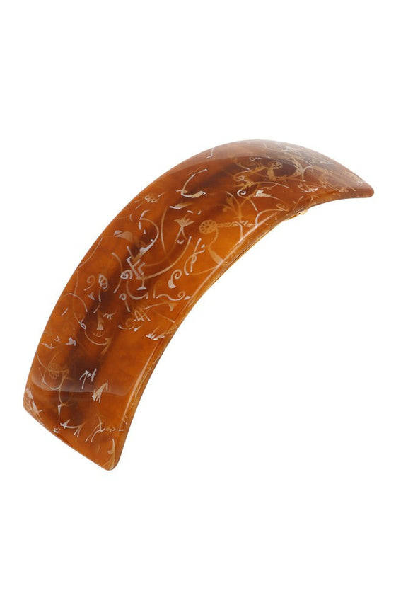 Rectangle Volume Barrette - Dawn