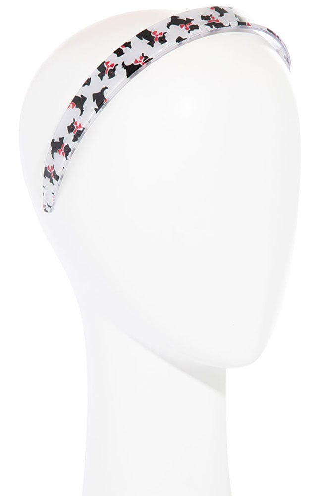 3/4" Headband - Scottie Dog