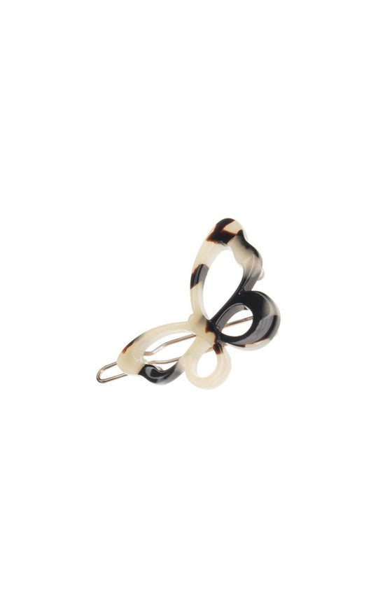 Small Cutout Butterfly Tige Boule Barrette - Classic