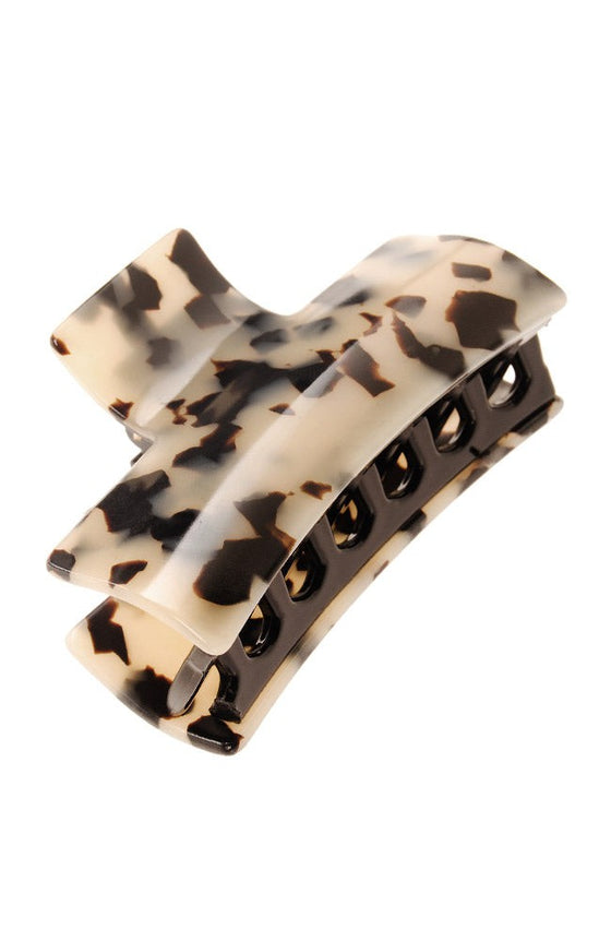 Large Solid Rectangle Claw Clip - Classic