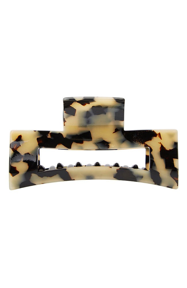 Large Cutout Rectangle Claw Clip - Classic