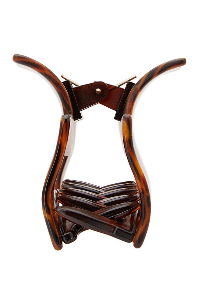 Large Cutout Rectangle Claw Clip - Classic
