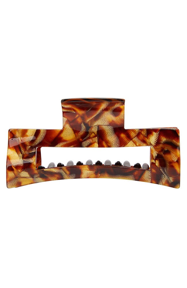 Large Cutout Rectangle Claw Clip - Classic