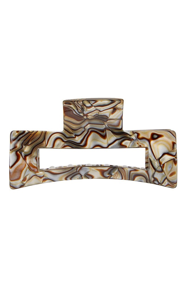 Large Cutout Rectangle Claw Clip - Classic