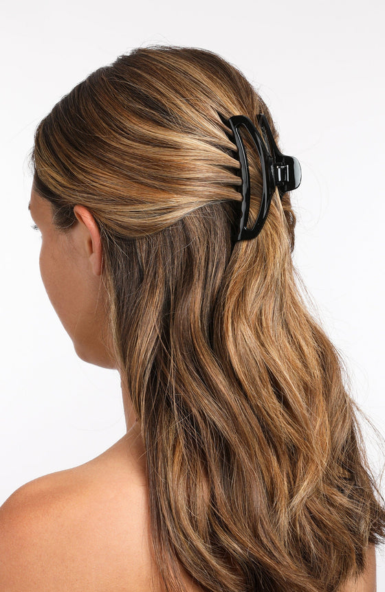 Belle Large Narrow Cutout Curve Claw Clip