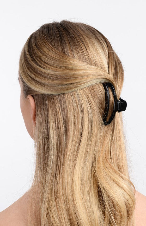 Belle Small Narrow Cutout Curve Claw Clip