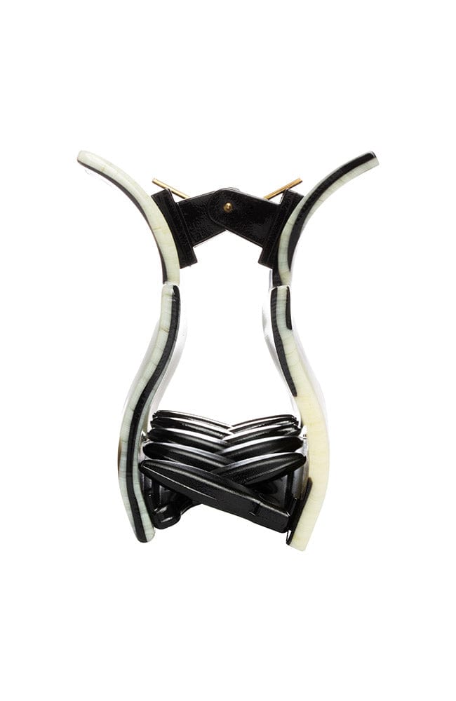Large Cutout Rectangle Claw Clip - Classic