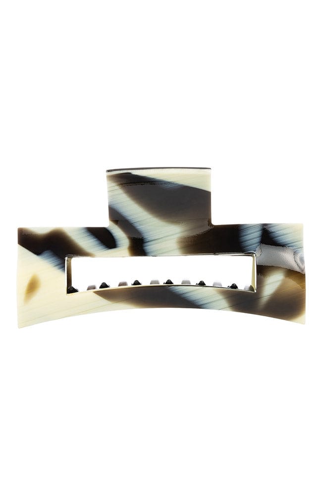 Large Cutout Rectangle Claw Clip - Classic