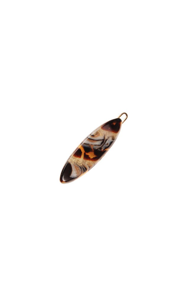 Mini Oblong Tige Boule Barrette - Classic