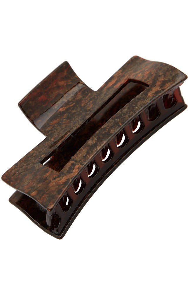 Large Cutout Rectangle Claw Clip - Classic