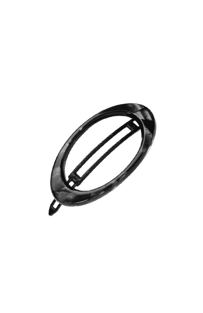 Cutout Oval Plastic Tige Boule Barrette - Classic