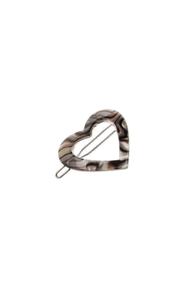 Mini Heart Tige Boule Barrette - Classic