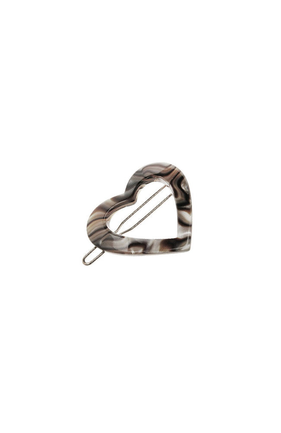 Mini Heart Tige Boule Barrette - Classic