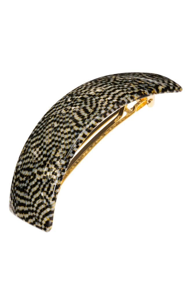 Rectangle Volume Barrette - French Classic