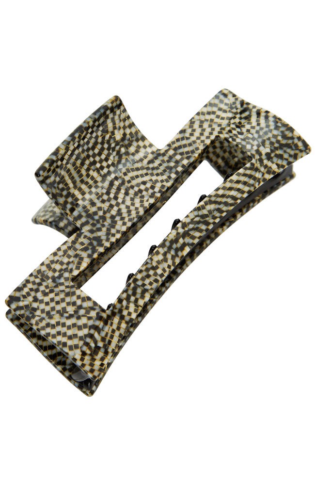 Large Cutout Rectangle Claw Clip - Classic