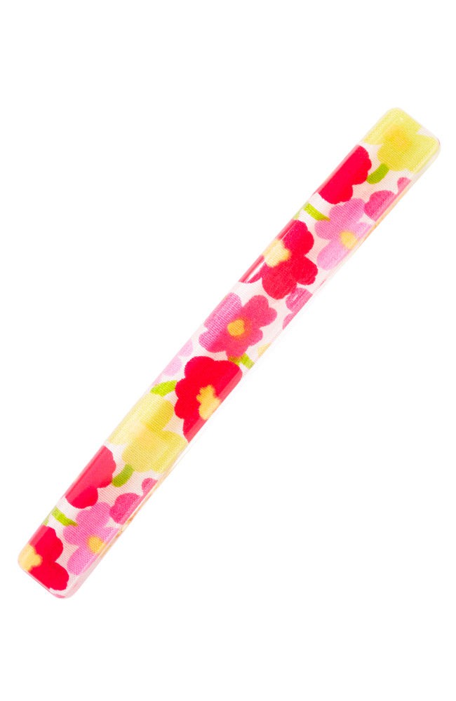 Kona Long & Skinny Barrette - Osaka Pink