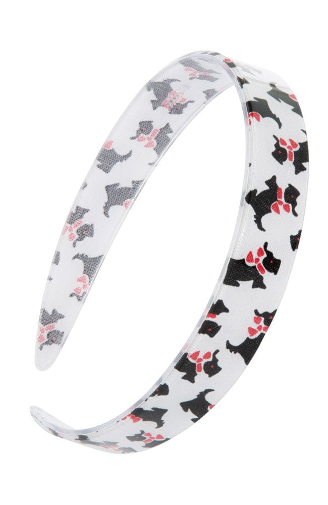 3/4" Headband - Scottie Dog