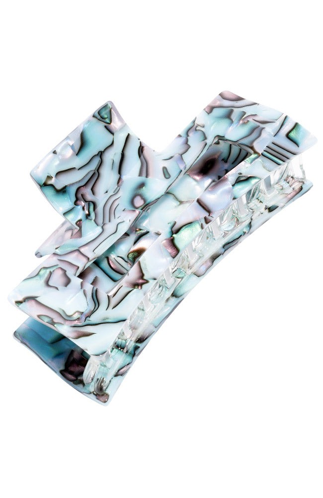 Large Cutout Rectangle Claw Clip - Classic