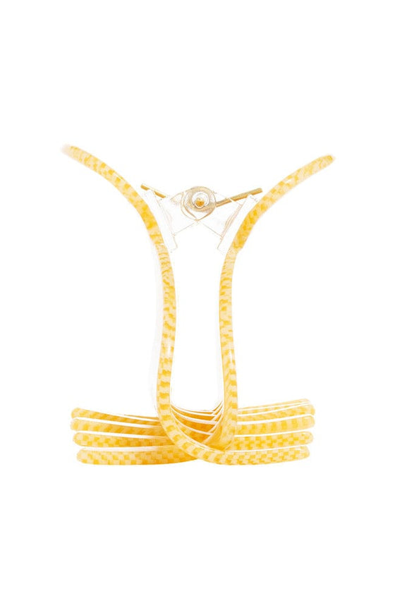 Large Couture Claw Clip - Straw